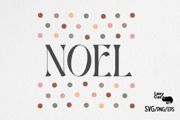 Boho Christmas Noel SVG PNG