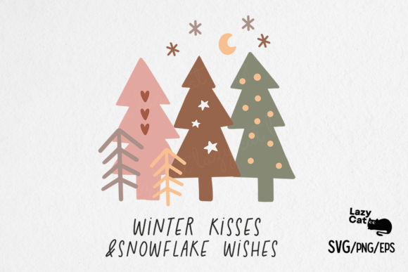 Boho Christmas Tree SVG PNG