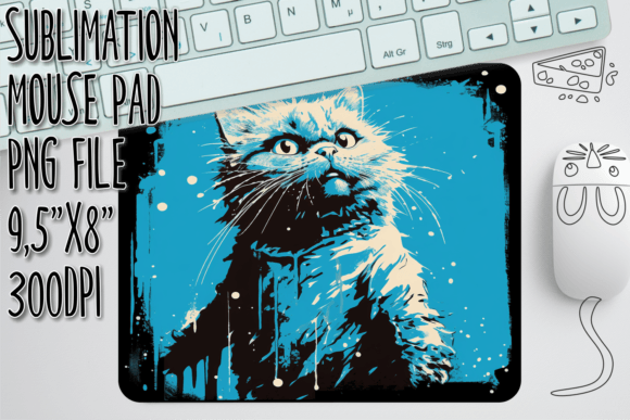 Cozy Cat Nap Mouse Pad Graphic