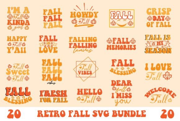 Retro Fall SVG Bundle Review
